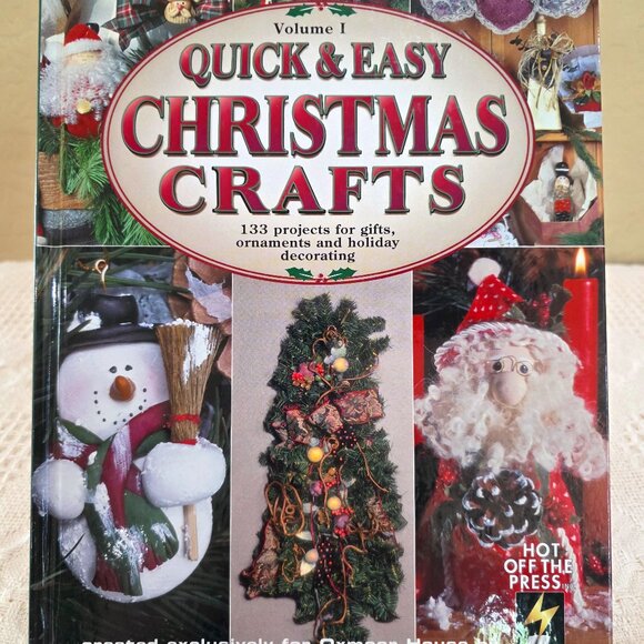 1996 Quick and Easy Christmas Crafts Oxmoor House 133 Designs VG+ - Picture 13 of 13